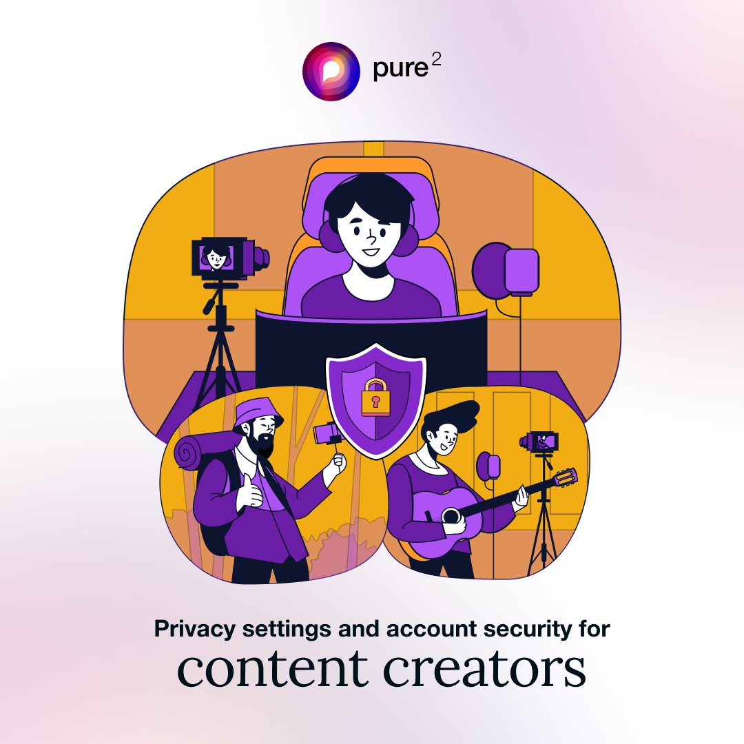 PureSquarecom's tweet photo. As a content creator, your work is public - but your personal information doesn't have to be.
Check out our latest article on how to protect your privacy 👉 https://t.co/pEJ8ZxO3tc
#PureSquare #CancelHate #CyberSecurityAwareness https://t.co/Aq6ha88oZG