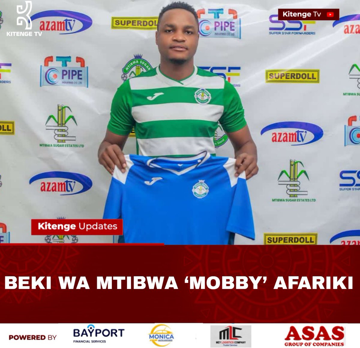 mshambuliaji's tweet photo. Aliyekuwa beki wa Mtibwa Sugar, Iddy Mfaume Mobby amefariki dunia jioni ya leo Machi 5, 2023 katika Hospitali ya Benjamin Mkapa jijini Dodoma alikokuwa akipatiwa matibabu.

Kwa mujibu wa Afisa habari wa Mtibwa, Thobias Kifaru, beki huyo raia wa Tanzania kuwa Mobby amefariki akiwa na umri wa miaka 32 kwa mshituko.

"Jana alipata mshituko kidogo, tukampeleka hospitali ya kiwanda cha Sukari Mtibwa hapa Manungu lakini wakatuelekeza tumpeleke Hospitali ya Mission tukampeleka kwa uchunguzi zaidi lakini nao wakatuambia anahitaji vipimo vikubwa," amesema Kifaru.

"Baada ya hapo ndipo tukampeleka Hospitali Benjamin Mkapa jijini Dodoma na kufika saa 7 usiku, akapokelewa vizuri na vipimo mbali mbali vikaendelea na leo jioni ametutoka na sasa tunafanya taratibu za mazishi yatakayofanyika Shinyanga," ameongeza Kifaru.

#KitengeSports