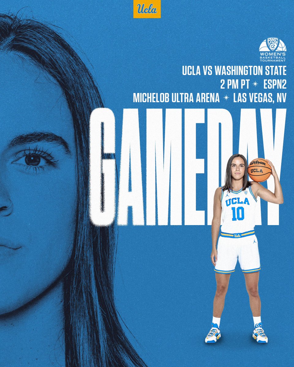It's 𝑪𝑯𝑨𝑴𝑷𝑰𝑶𝑵𝑺𝑯𝑰𝑷 𝑺𝑼𝑵𝑫𝑨𝒀 in Las Vegas! Time to lay down all the cards 🃏

🆚: No. 7 Washington State
🏟️: Michelob ULTRA Arena
🕑: 2 p.m.
📺: ESPN2
📻: ucla.leanplayer.com 
📊: stats.statbroadcast.com/statmonitr/?id…

#GoBruins