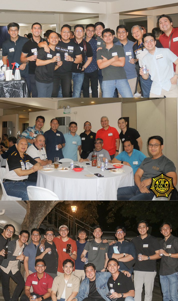 PhiKappaMu's tweet photo. Last February 25, 2023 the brothers of the Phi Kappa Mu reconvened once again at the San Lorenzo Village Clubhouse, Makati to rekindle the warmth of brotherhood at the annual celebration of PHI RIOT 🍻 https://t.co/c5x4fc6fG8