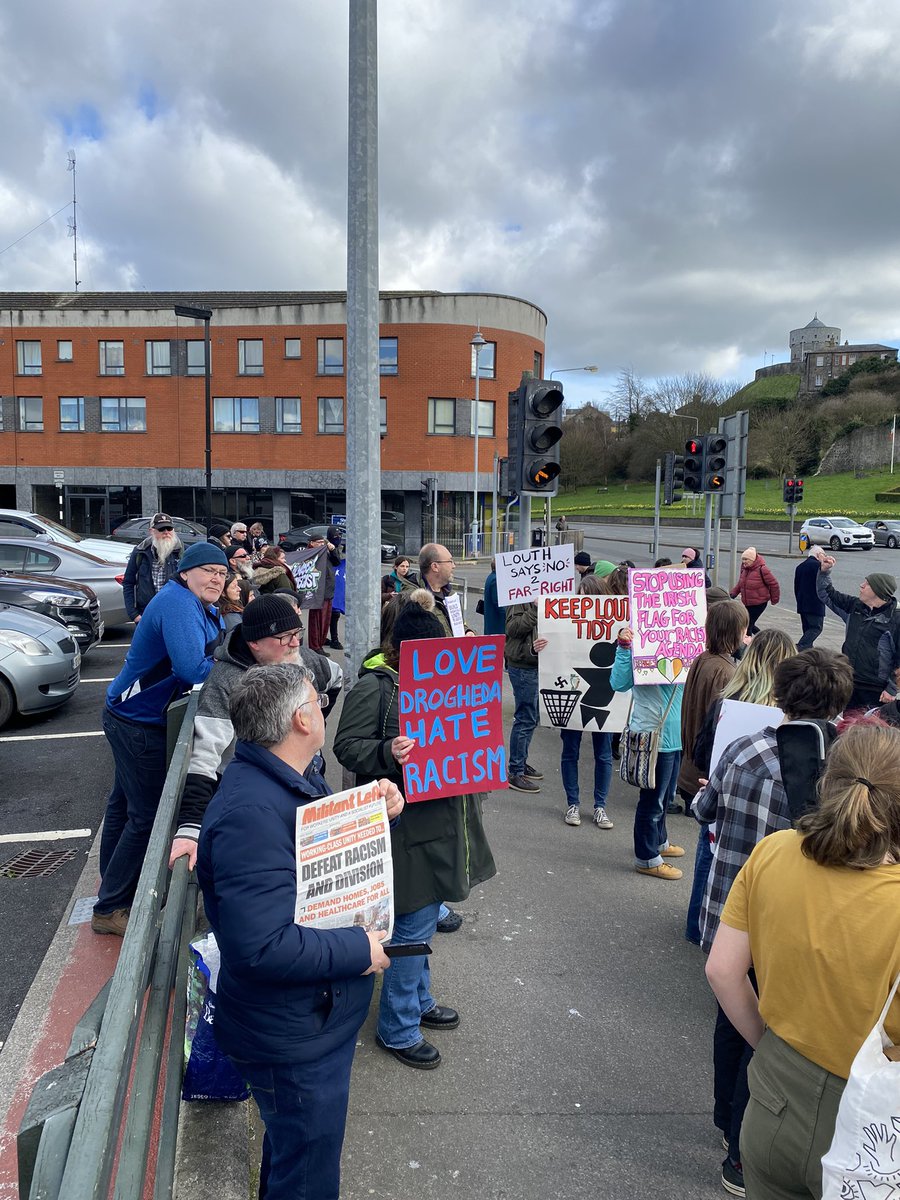 Thank you to everyone out counter protesting today!