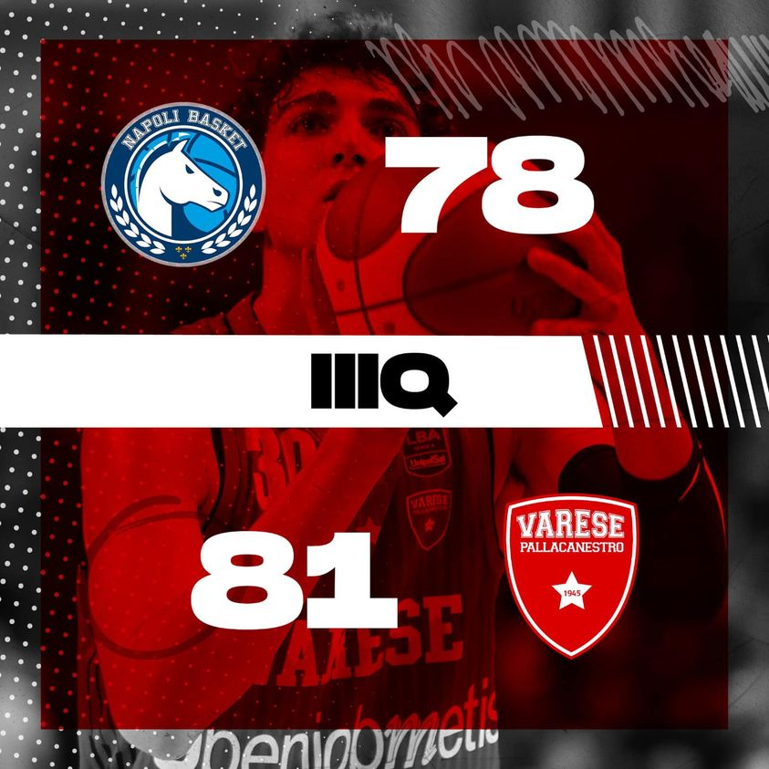 PallVarese's tweet image. Ottimo terzo quarto dei nostri ✌️ Ora gli ultimi 10 minuti 🤞
#NapVar #NoiSiamoVarese