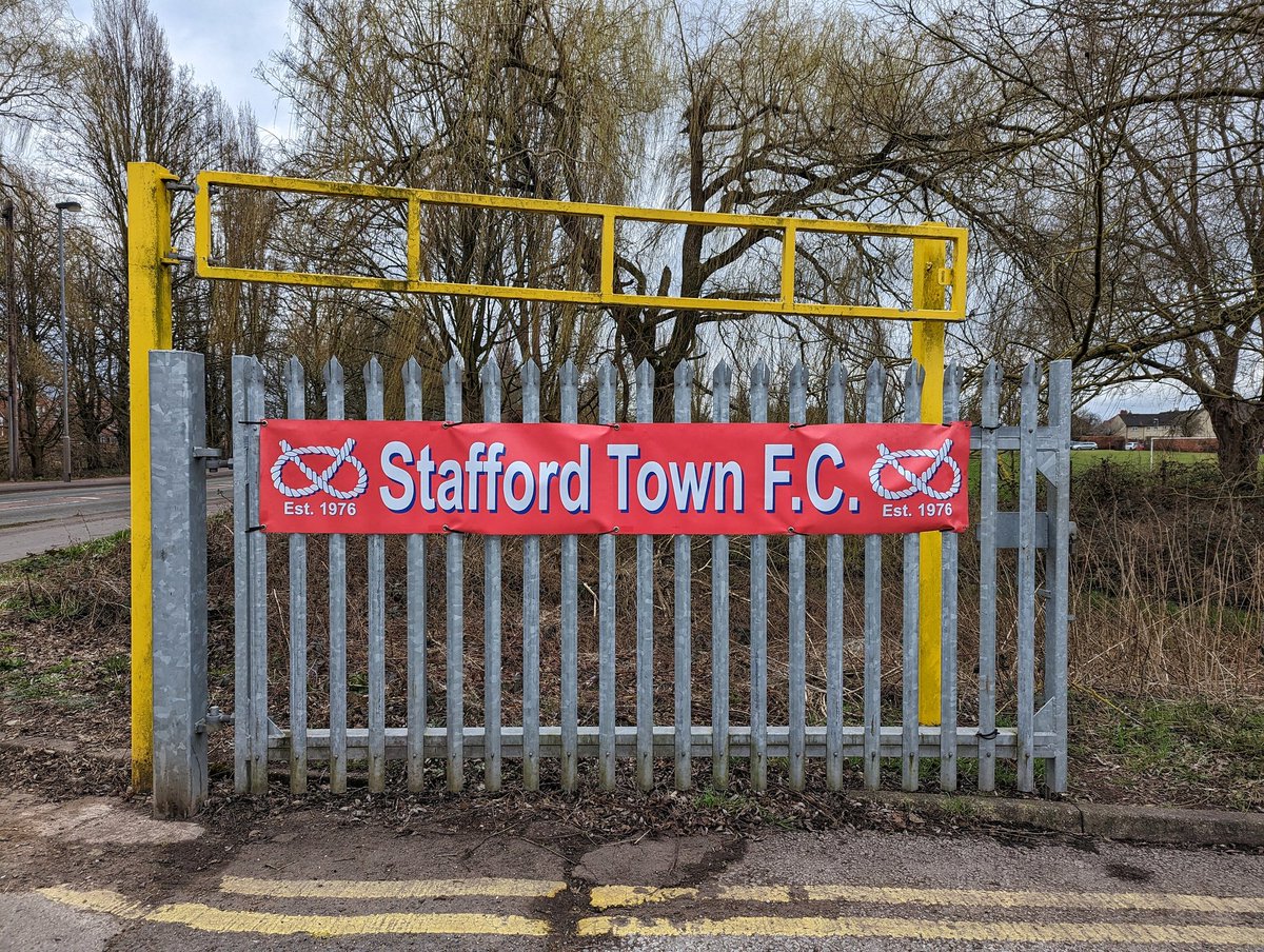 Stafford Town 2-1 Abbey Hey. NWCL Division 1 South. Ground 262 ✅⚽ 

#groundhopping @NWCLHop2023 @nwcfl @StaffordTown1st @AbbeyHeyFC