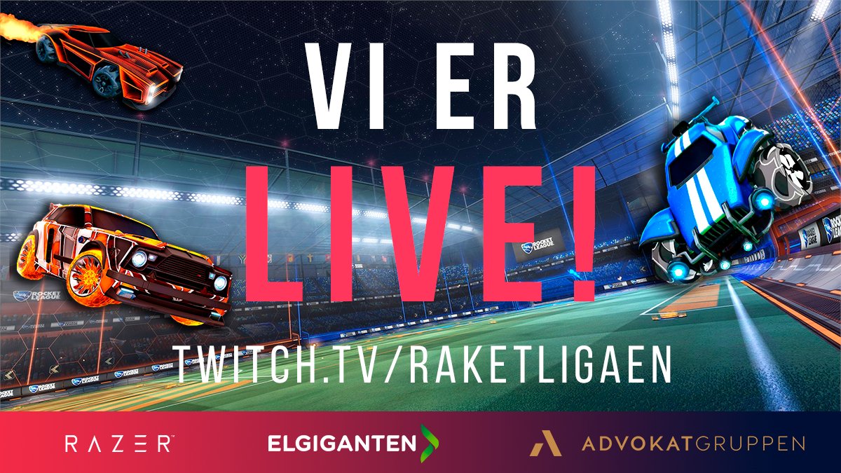 RaketLigaen's tweet photo. VI ER LIVE!
https://t.co/ZLW6hOr5jg https://t.co/4TADyGdZii
