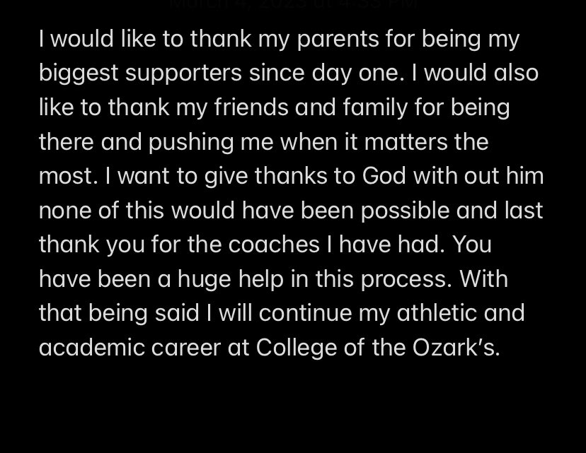 On to the next chapter➡️#commited <a href="/CofOSports/">@CofOSports</a> <a href="/HounDawgBasebal/">Aurora High School Baseball</a>
