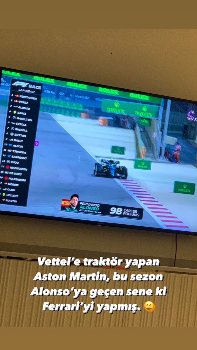 Mevzunun kahramanı. #BahrainGP #Formula1