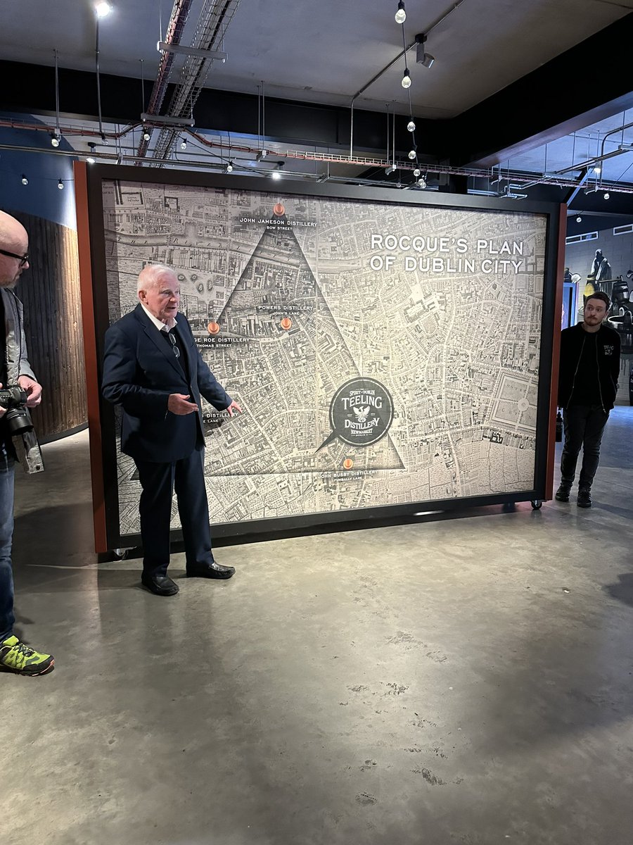 jamiebsmith's tweet photo. Thank you very much Stephen Teeling @TeelingWhiskey for hosting my friends and I at the distillery. It’s a fantastic tour and I recommend for all to visit and have a dram or three of the #SpritOfDublin #whiskey #Dublin #TopTour https://t.co/YnC2VBIdo5