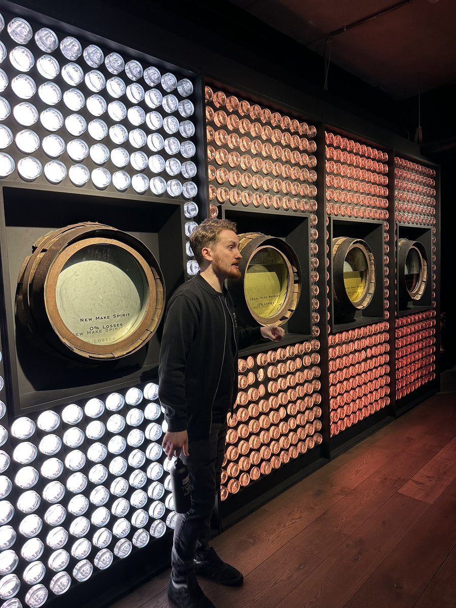 jamiebsmith's tweet photo. Thank you very much Stephen Teeling @TeelingWhiskey for hosting my friends and I at the distillery. It’s a fantastic tour and I recommend for all to visit and have a dram or three of the #SpritOfDublin #whiskey #Dublin #TopTour https://t.co/YnC2VBIdo5