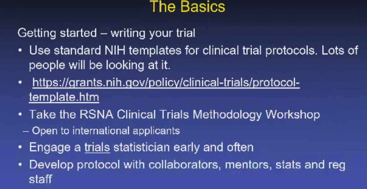 Invaluable advice for trainees interested in clinical trial research from the great Dr. Michael Soulen from @Penn_IR. @sirrfs @cirse @ETF_IRtrainees @pairsmedia @BSIR_News