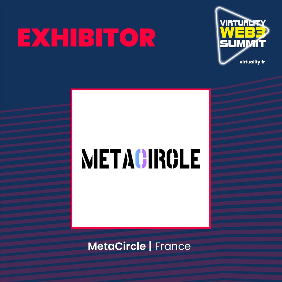 Web3Virtuality's tweet photo. EXHIBITOR / @MetacircleEU is a Think Tank for the Metaverse.They will be at #Virtuality2023!

Receive your FREE accreditation ➡️ https://t.co/4s1BQDHVgz

#Blockchain #Cryptocurrencies #DeFi #NFT #AI https://t.co/MOPfoJS17e