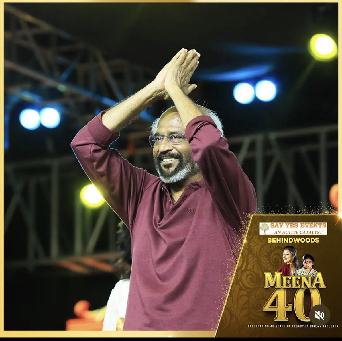 rajini_mano's tweet photo. 𝐄𝐌𝐏𝐄𝐑𝐎𝐑 @ #Meena40 

@rajinikanth 

 #KollywoodPrideRAJINI https://t.co/GdvESnSkyx