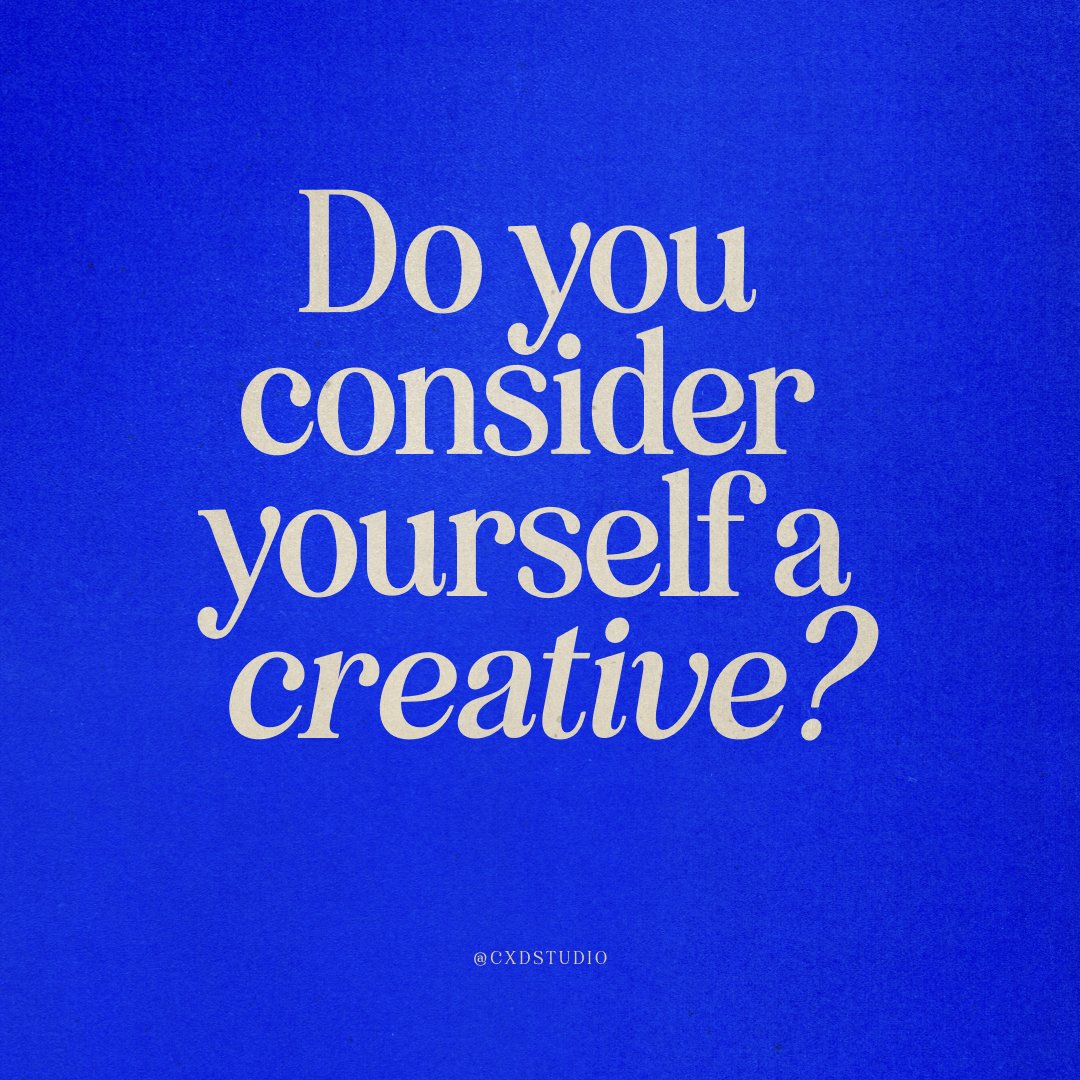 Do you consider yourself a creative? 

What do you do for work or as a hobby? 

We want to know! Introduce yourself in the comments and share why or why not. ⬇️