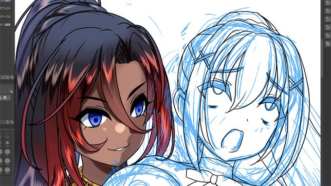 Skeb依頼WIP 進捗中… 