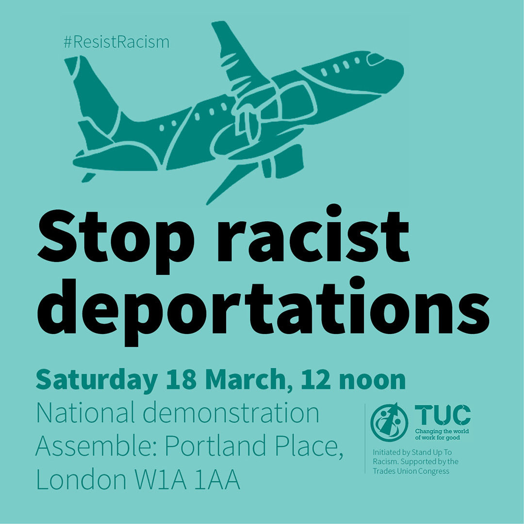 On Saturday 18 March let’s mobilise the antiracist majority to resist government scapegoating & say #RefugeesWelcome 

#StopRwanda 
#AllRefugeesWelcome