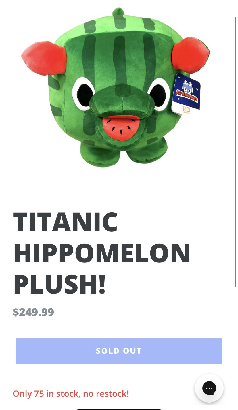 BIG Games on X: 📣 TITANIC PLUSH DROP $249.99 - *Extremely* limited drop,  no restock! Comes with redeemable Titanic code. ⏳ Sunday, February 26th @  11am (CST) 🧸   / X