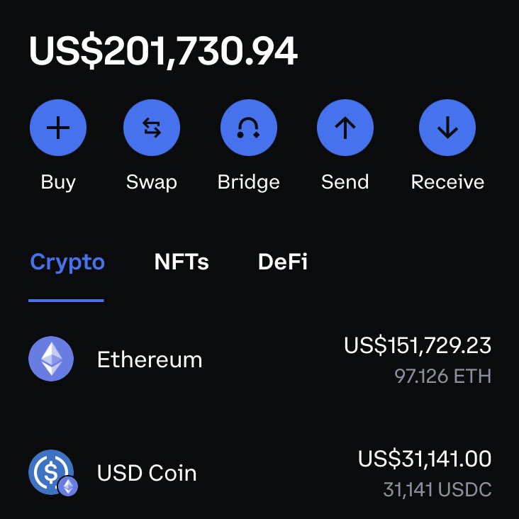 Giving away 1 $ETH ($1,550) to a random person that likes + rt's this tweet and is following in the next 24 hours. 🎁

If you don't have any crypto I will personally help set everything up.