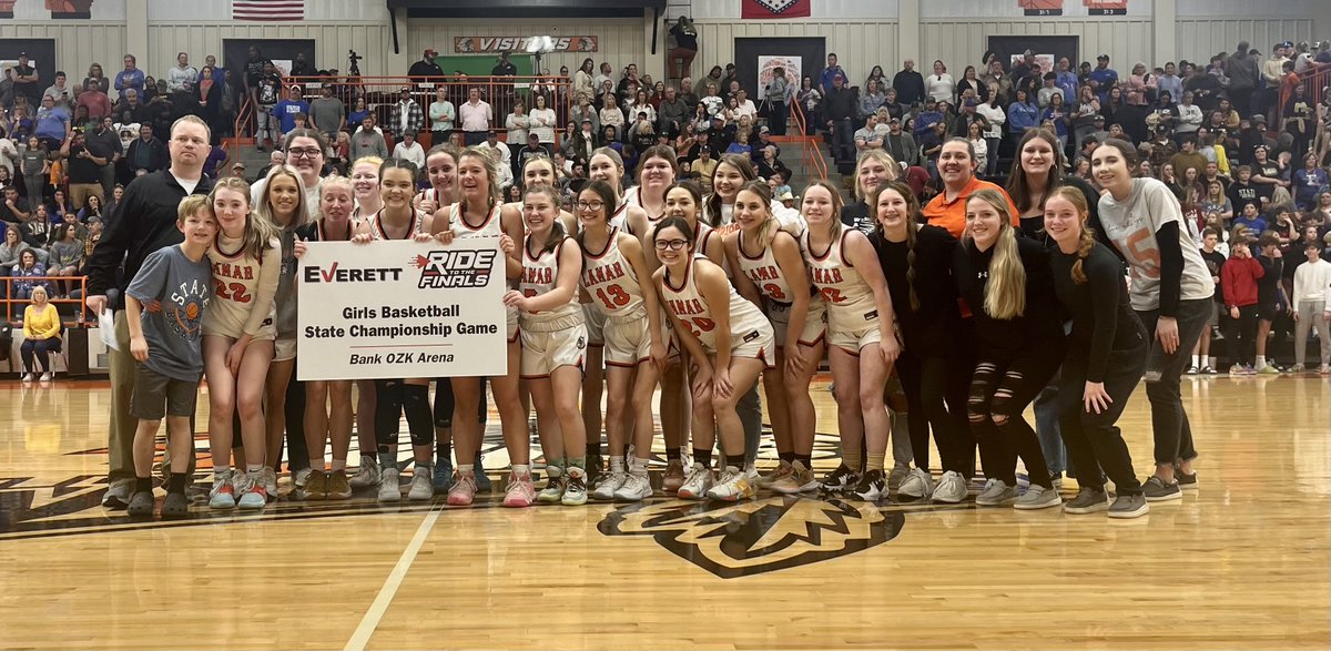 ArkActAssn's tweet photo. Lamar took down the defending state champions in the semifinals but Salem is now standing in their way.

The Lady Greyhounds moved up a classification but that didn't slow them down. Saturday night, we should be in for a treat! https://t.co/uCA49lRjja