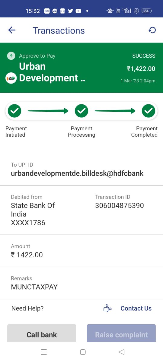 SujanDas123321's tweet photo. @billdesk @prasenjitnaska3 
Prasenjit Naskar sent money(1422/-) his UPI account of my tax amount(this address).But could not deposite the money this address.please refund the money. https://t.co/QyVlNt0fXY