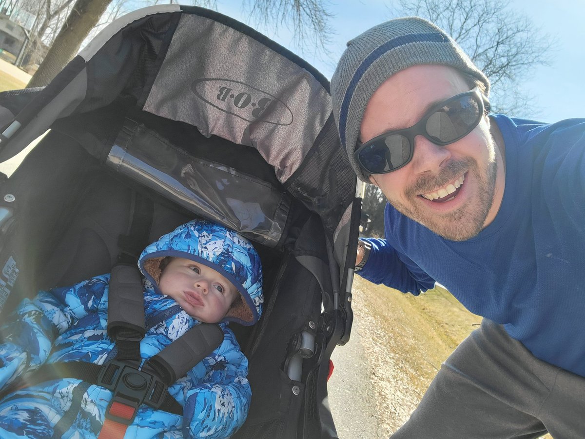 JFMcGreal's tweet photo. Had the best little running buddy today!! He helped me to get some steady pacing. #AlmostEvenSplits 

This marks my path back to 13.1. #HalfTraining https://t.co/gf7sbq4gMt