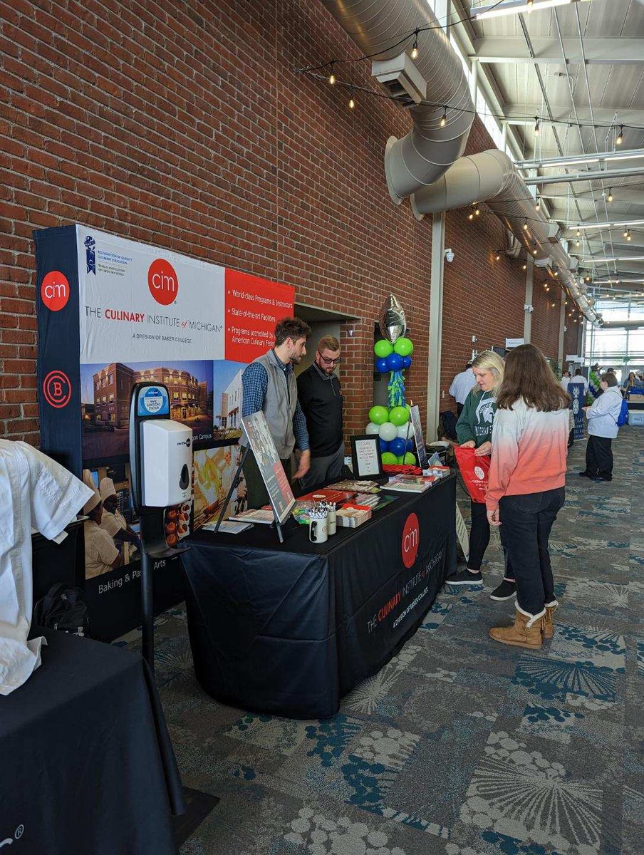 TheOfficialMHF's tweet image. Be sure to stop by the the college exhibits, available throughout the entire Michigan #ProStartCompetition2023. 👋
 
Exhibitors include @SVSU, @TheSchoolofHB, @creativedining, Great Lakes Culinary Institute (GLCI), @CIMtweet, @DorseyCollege and @kvcc!