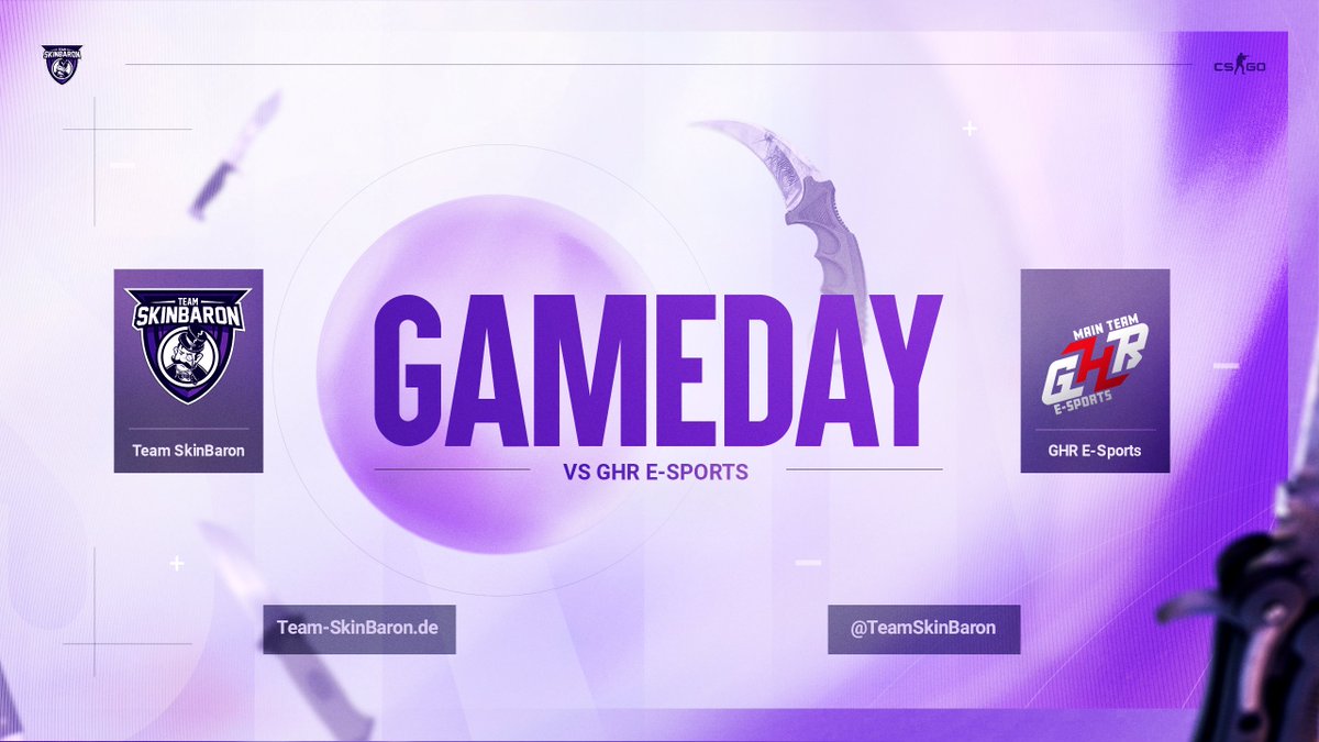 Team SkinBaron (@teamskinbaron) on Twitter photo Die Barone sind schon fast auf dem Server und geben heute Abend ihr Bestes um <a href="/GHReSports/">GHR E-Sports</a> den #ESLMeisterschaft Spieltag zu vermiesen! Schaltet ein!
🕕 18:00 Uhr
🆚 <a href="/GHReSports/">GHR E-Sports</a> / Ovoshi
📺 twitch.tv/99damage2
🎙️ <a href="/MasterplayGG/">Masterplay</a>
#GoBarons #ESLMeisterschaft Die Barone sind schon fast auf dem Server und geben heute Abend ihr Bestes um <a href="/GHReSports/">GHR E-Sports</a> den #ESLMeisterschaft Spieltag zu vermiesen! Schaltet ein!
🕕 18:00 Uhr
🆚 <a href="/GHReSports/">GHR E-Sports</a> / Ovoshi
📺 twitch.tv/99damage2
🎙️ <a href="/MasterplayGG/">Masterplay</a>
#GoBarons #ESLMeisterschaft