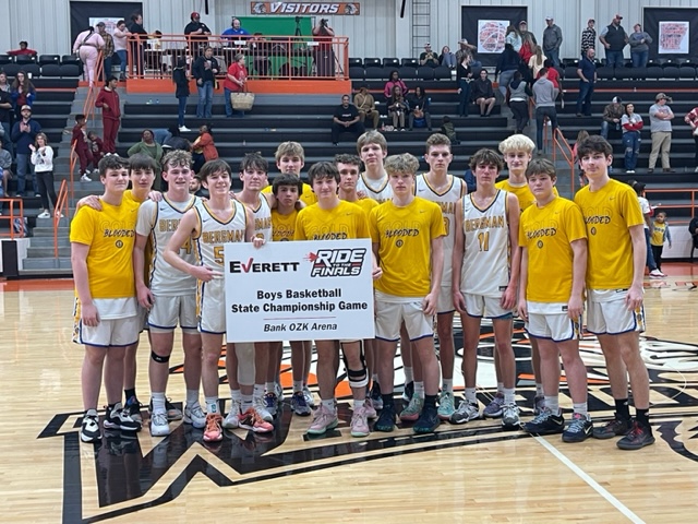 ArkActAssn's tweet photo. A pair of No. 3 seeds from the 3A state tournament wrap up championship weekend!

Bergman hasn't won a title since 1953. Manila hasn't won a title since 1962. One of those droughts will end Saturday night in Hot Springs. https://t.co/91ojCdF4KU