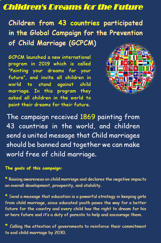 GCPCM2's tweet photo. The Global Campaign for the Prevention of Child Marriage (GCPCM)
#childmarriage #humanrights #Children #GCPCM https://t.co/4f1cidKMHC