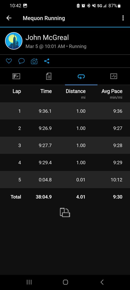 JFMcGreal's tweet photo. Had the best little running buddy today!! He helped me to get some steady pacing. #AlmostEvenSplits 

This marks my path back to 13.1. #HalfTraining https://t.co/gf7sbq4gMt