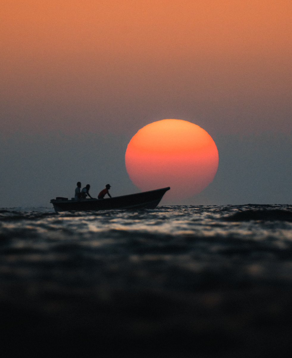 Sailing into the golden-hour like…