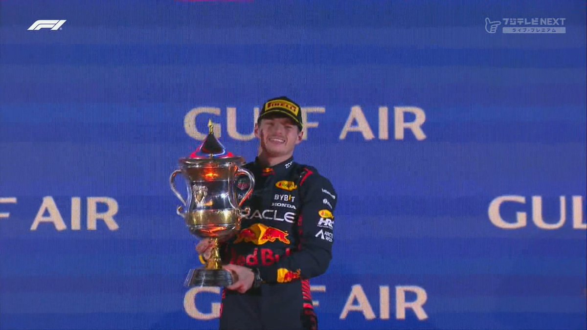 NANGA2110's tweet image. WINNER ORACLE Red Bull Racing RBPT HONDA #VER1 Max VERSTAPPEN #F1jp #BahrainGP