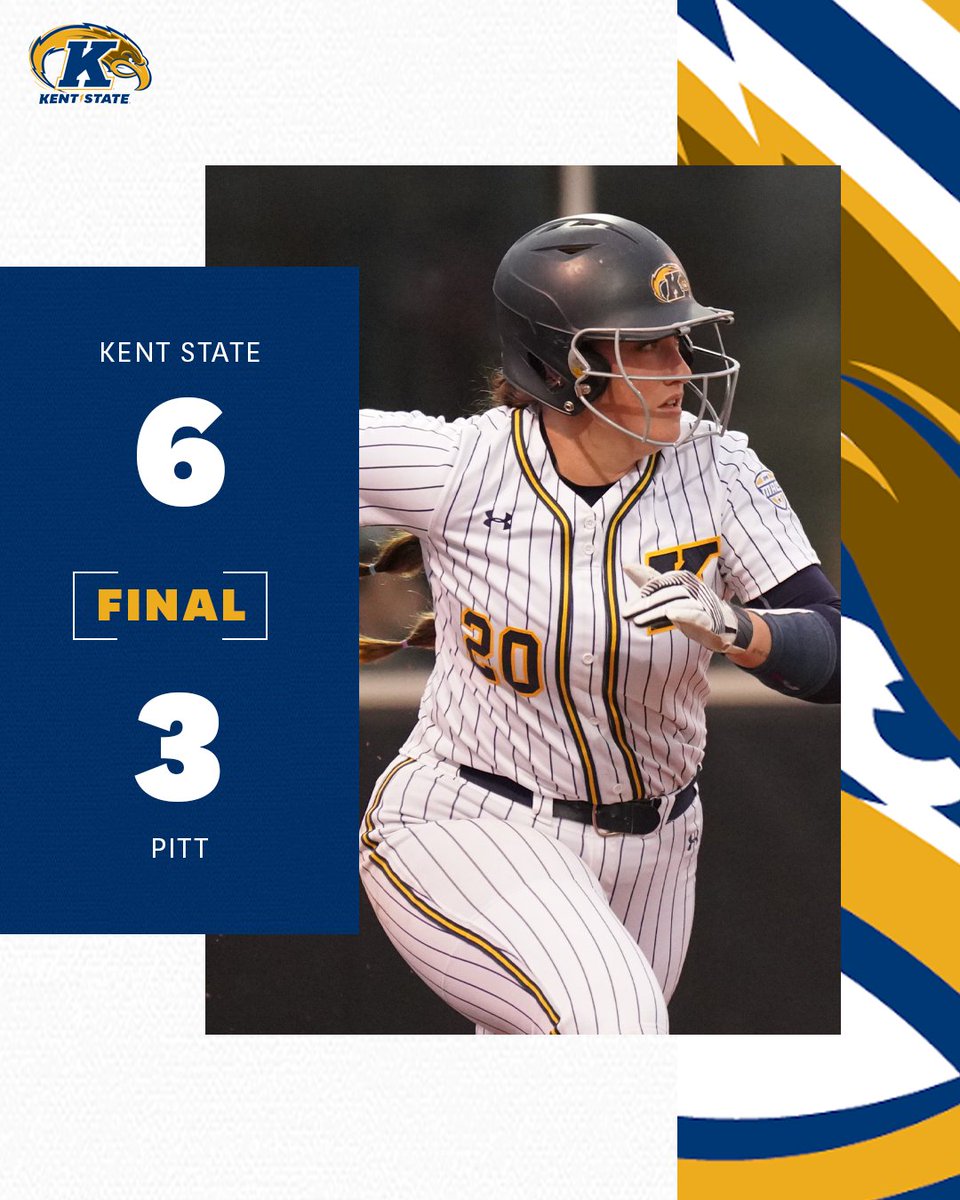 𝗞𝗲𝗻𝘁 𝗦𝘁𝗮𝘁𝗲 𝟲, 𝗣𝗶𝘁𝘁 𝟯

Emily Lippe launched her 6th HR of the season and had 3 RBIs as the Flashes start the day with a win.

#GoFlashes⚡️ #Team48