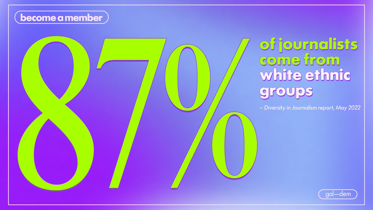 Member support has a huge impact on gal-dem and the work we can create.
 
We urgently need more funding to survive in the whitewashed media space.  
 
If you can, please invest in our mission from only £4.99 a month: gal-dem.com/memberships/