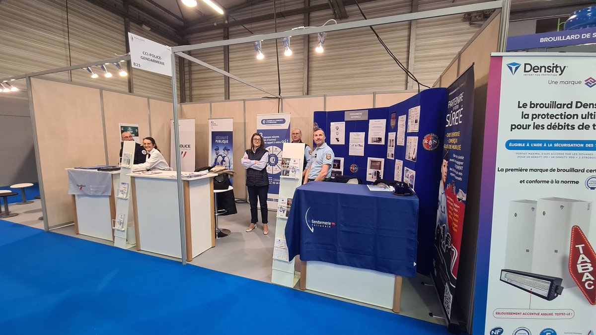 Merci beaucoup aux très nombreux collègues qui ont visité ce salon,  merci à tous nos exposants et partenaires qui se sont mobilisés pour faire grandir cette 4ème édition 👏 les forces de l'ordre étaient également présentent pour des conseils en  sécurité <a href="/CCINantes/">CCI Nantes St Nazaire</a> 👍
