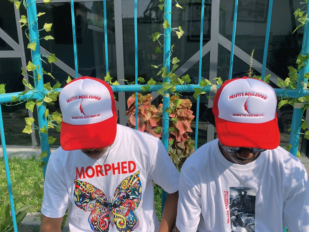 New Misfits Boulevard WTRWG SZN 1 truckers comes in two colors 🔴🔵 Morphed T-shirt Hollow Freestyle T-shirt Available now 🛍️
