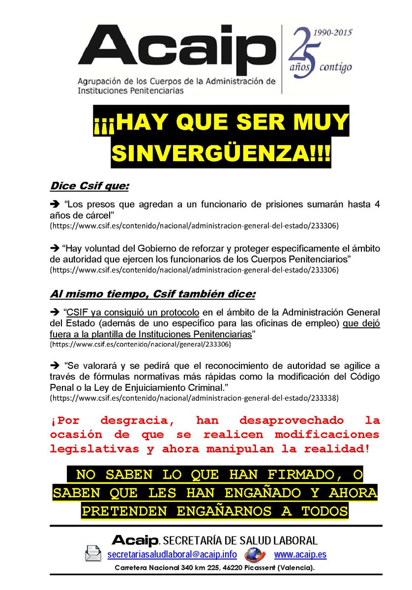 Dartio3's tweet photo. @JohnHowardFRS @IrimGL @SOS_Prisiones_ Te pudo subconsciente: no habíais descartado #SECTORPRISIONES⁉️ pq lo q defiende ahora @AcaipSindicato -@UGT_Comunica es #AGE en #sosprisiones. A q viene citar y comparar @IIPPGob con @policia⁉️Adjurando principios fundacionales @AcaipSindicato habéis perdido rumbo. #NoSomosAGE https://t.co/jy0PtoQJUS