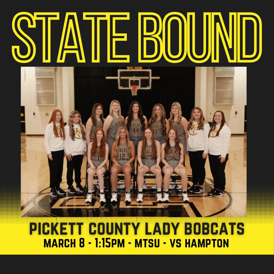 pcladybobcats's tweet photo. Ticket punched, bracket drawn. See you in the Boro on Wednesday! https://t.co/wmzg5CqGdo