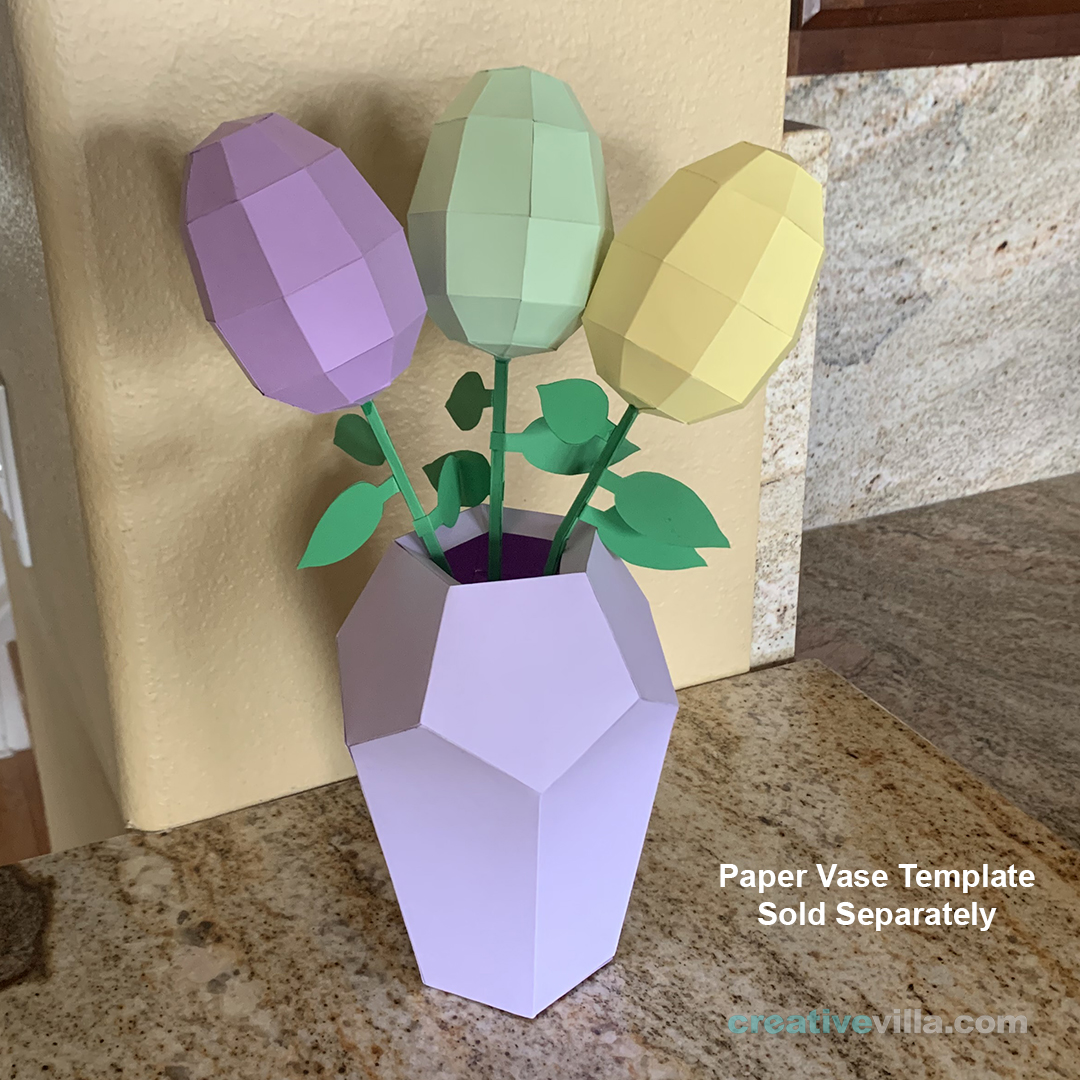 CreativeVillaM's tweet photo. The latest addition to our #etsy shop: Easter Egg Flower DIY Low Poly Paper Model Template with Stem and Leaves template, Paper Craft https://t.co/6Mnix6i42V #easter #kidscrafts #egg #flower #papercraft #paperart #papermodel #papersculpture #diy https://t.co/Wy0yjmwxil