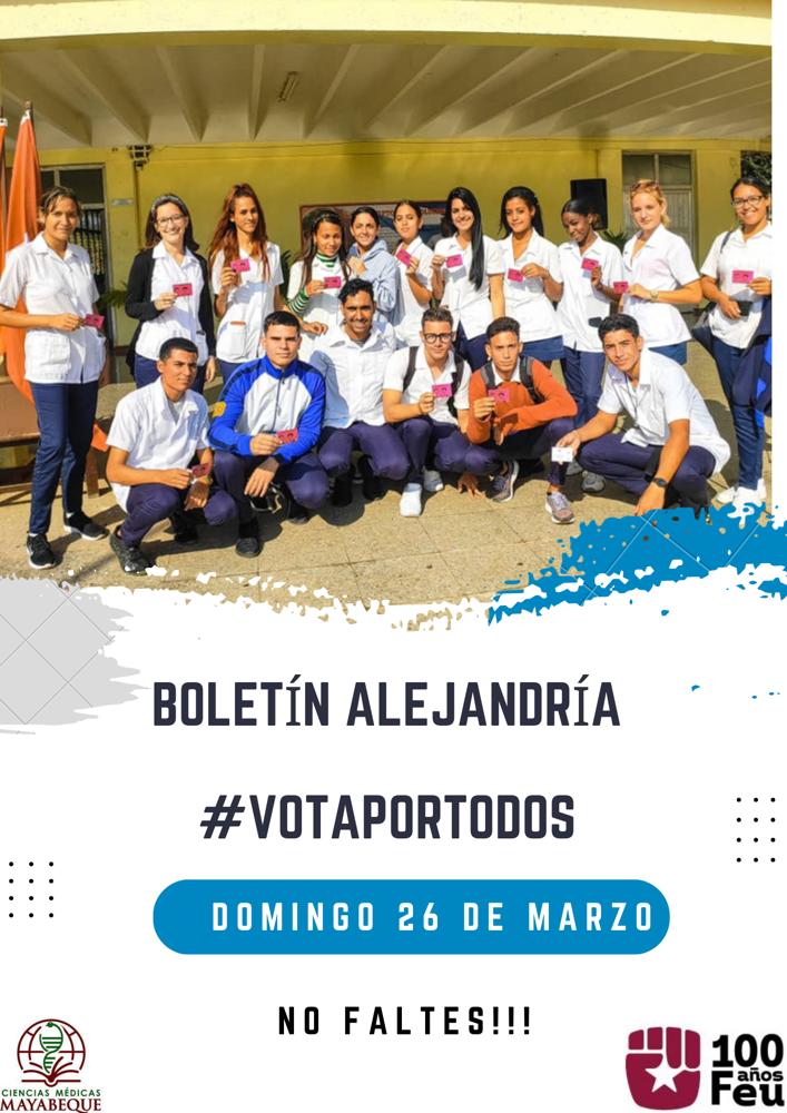 decanoheste's tweet photo. Los estudiantes de la @FacultaddeCien2 dicen #YoVotoXTodos. #MejorEsPosible
#FCMMayabeque
@feucm_may @FeuCuba por un #26DeMarzo #CubaPorLaVida https://t.co/TnYNjaNcxo