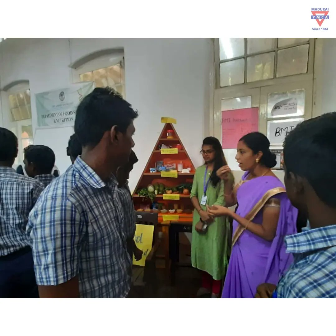 YmcaMadurai's tweet photo. Our Class 9 #students with #hearingimpairment were taken to the #ScienceExpo2023 organized at #theAmericanCollege, Madurai. They were amazed to see various science working models displayed by the #collegestudents and found it very useful and enlightening. #YMCAMadurai https://t.co/i0vWB2C8Ya