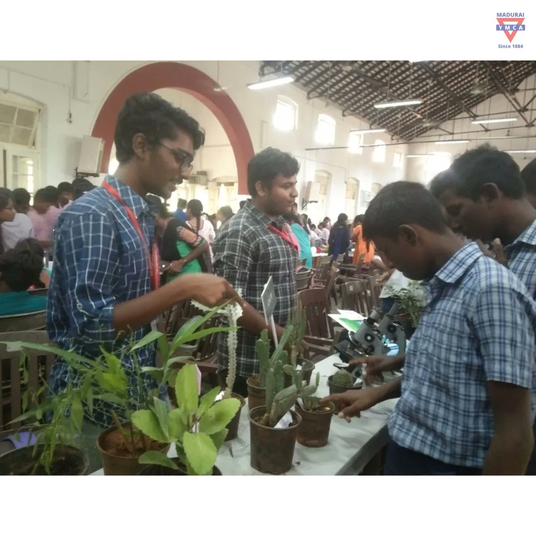 YmcaMadurai's tweet photo. Our Class 9 #students with #hearingimpairment were taken to the #ScienceExpo2023 organized at #theAmericanCollege, Madurai. They were amazed to see various science working models displayed by the #collegestudents and found it very useful and enlightening. #YMCAMadurai https://t.co/i0vWB2C8Ya