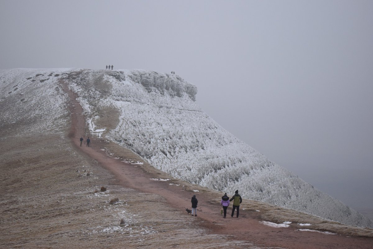 lottyswildlife's tweet photo. Walked up to the top of Pen Y Fan yesterday with some friends. It was incredibly atmospheric at the top with the sudden temperature drop towards the peak and low cloud just setting in.
Might have caught the mountain bug.
#mountains #brecons #penyfan #mountaineering https://t.co/ljTYz9tYrJ