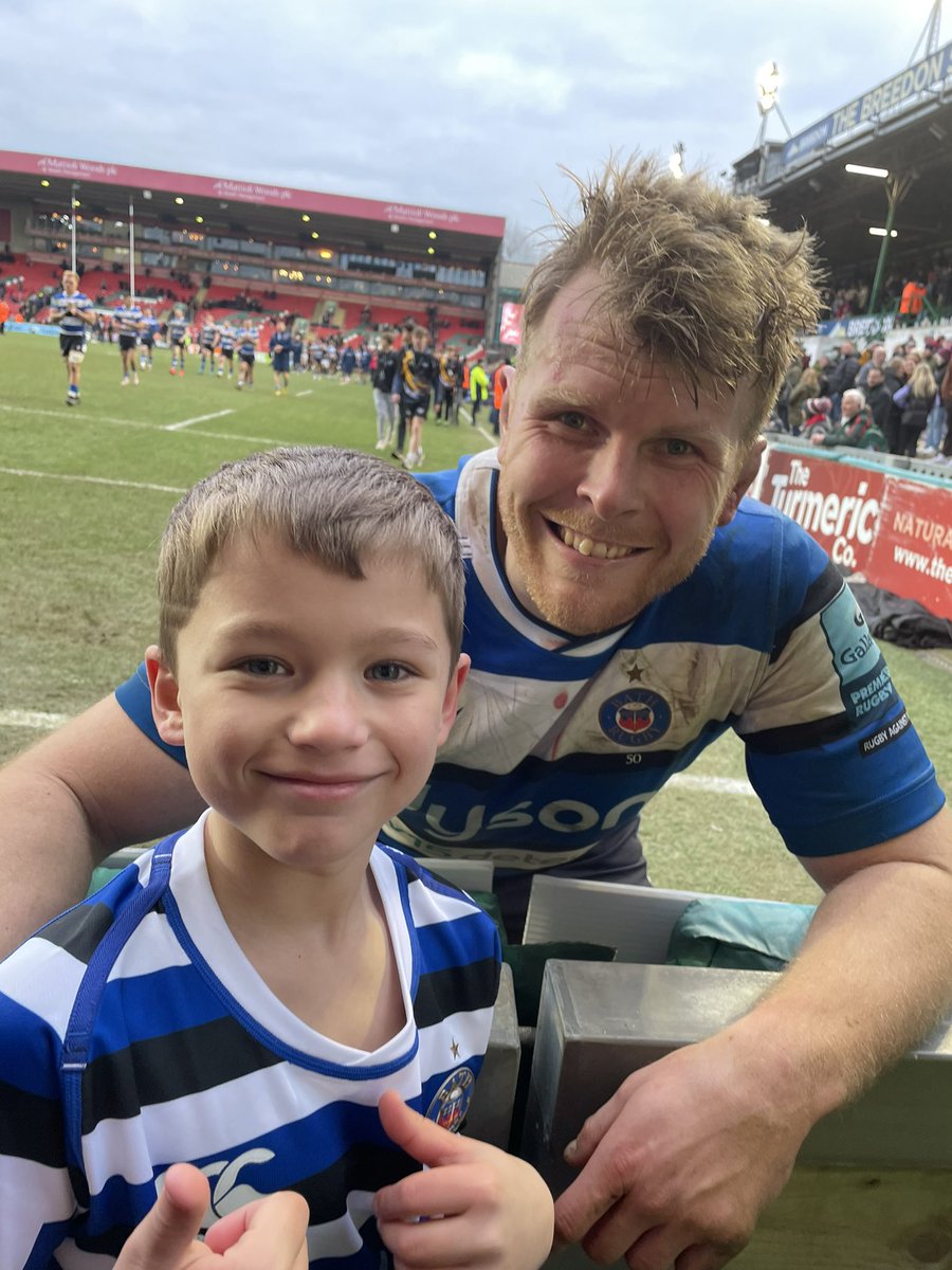 MattChilly92's tweet photo. Brilliant weekend. Codey met some Bath Rugby Club players @JoshJMcNally and Jonathan Joseph then won player of the week next day away at Matlock Rugby club with 6 try’s. Great day. Massive thanks for the time from the two Bath Rugby Club players. https://t.co/VHHkFcaAJQ