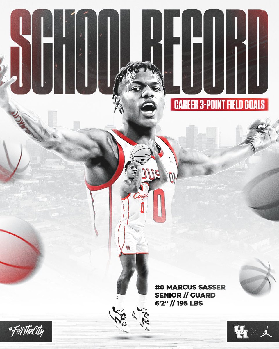 UHCougarMBK's tweet photo. 3️⃣ 3️⃣ 3️⃣ 3️⃣ 3️⃣ 3️⃣ 3️⃣ 3️⃣ 3️⃣ 3️⃣ 3️⃣
🚨 RECORD ALERT 🚨

With his trey at 14:16, @m_sasser is the Cougars' new career 3-point king!

2️⃣6️⃣2️⃣ treys (&amp; counting)

#ForTheCity x #GoCoogs https://t.co/MmyszTciZD