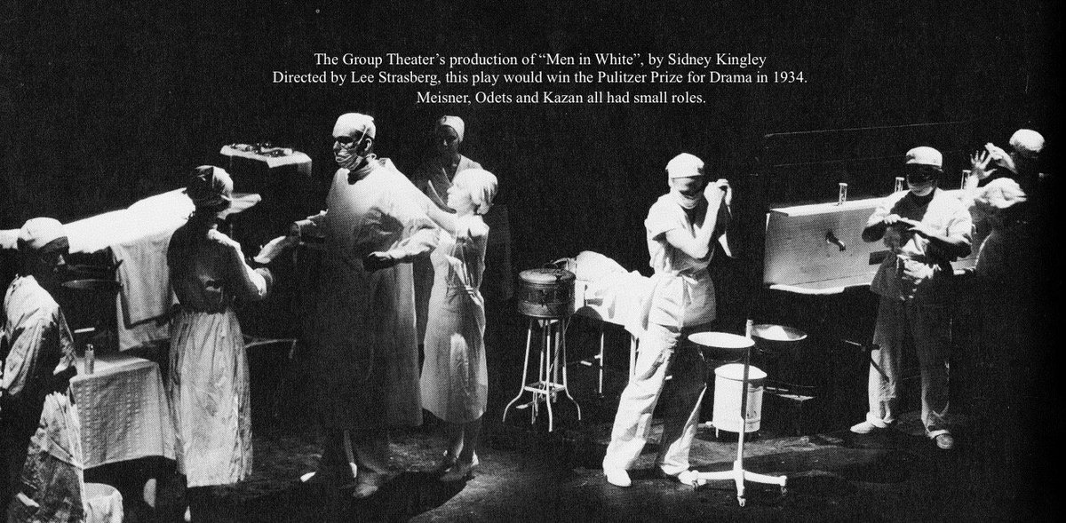 MeisnerActor's tweet photo. #MenInWhite #GroupTheater https://t.co/UesF6gAEoA