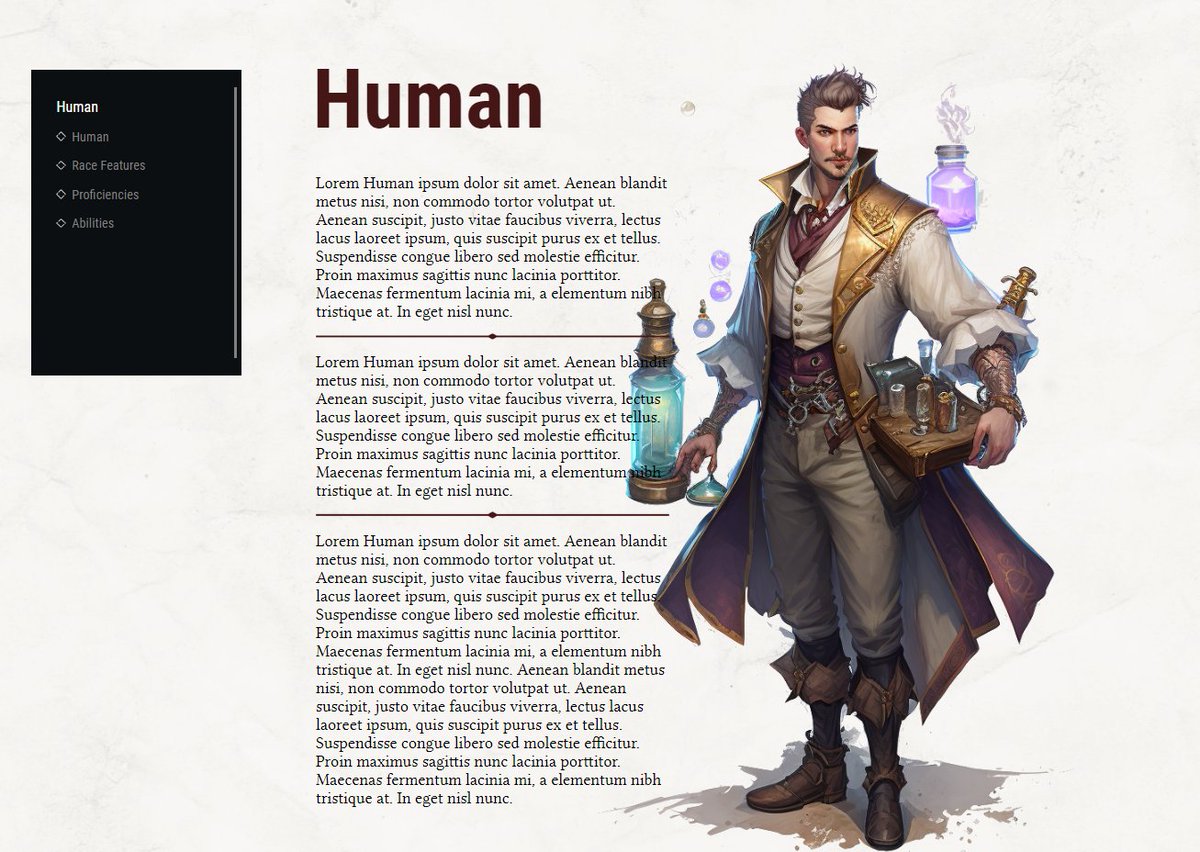 Humans are generalists, so they can pick traits from ANY OTHER RACE!

Comment here if you want to play D&amp;D with us on this system we're building.
callofheroesrpg.github.io

#dungeonsanddragons #rpg #tabletopgames #ttrpg #5e #dnd5e #onednd #ttrpgcommunity #gamenight