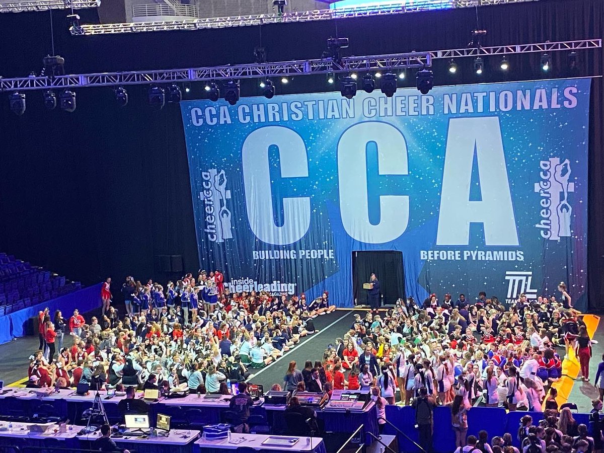 BGrummert's tweet photo. Last night at CCA Nationals…all our cheerleaders received a scholar award for their GPAs! 
NBCA received National Championship and Grand National Championship for the entire JV division!Our coach was awarded top 25 coaches in the nation! https://t.co/rGCUaUbHii