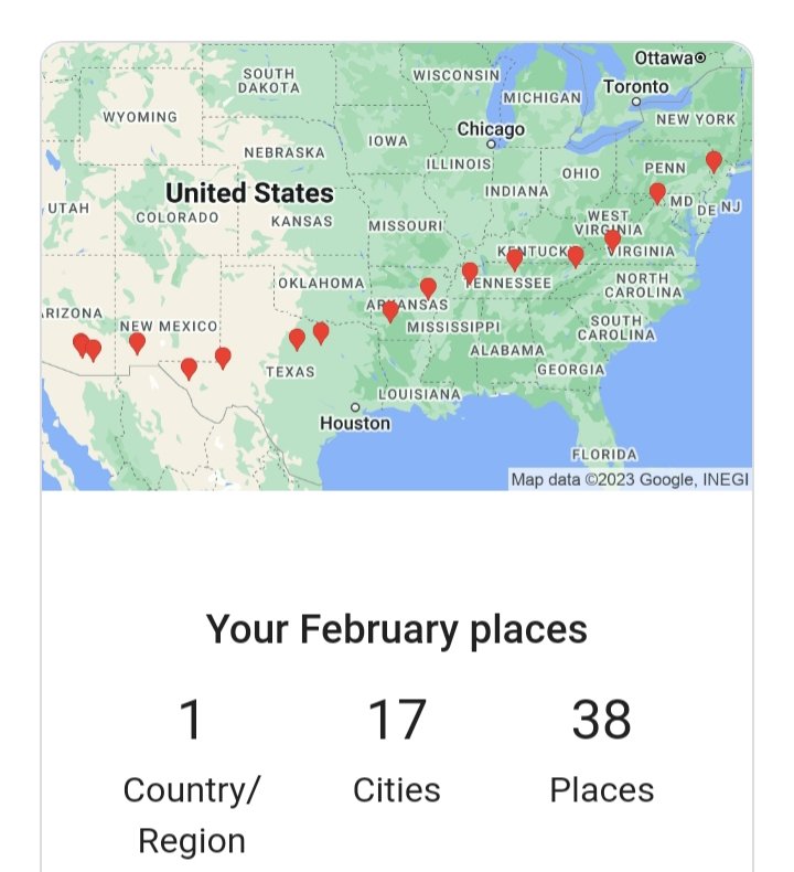 If you were wondering what I've been up to, google maps summed it up.

#crosscountry #roadtrip