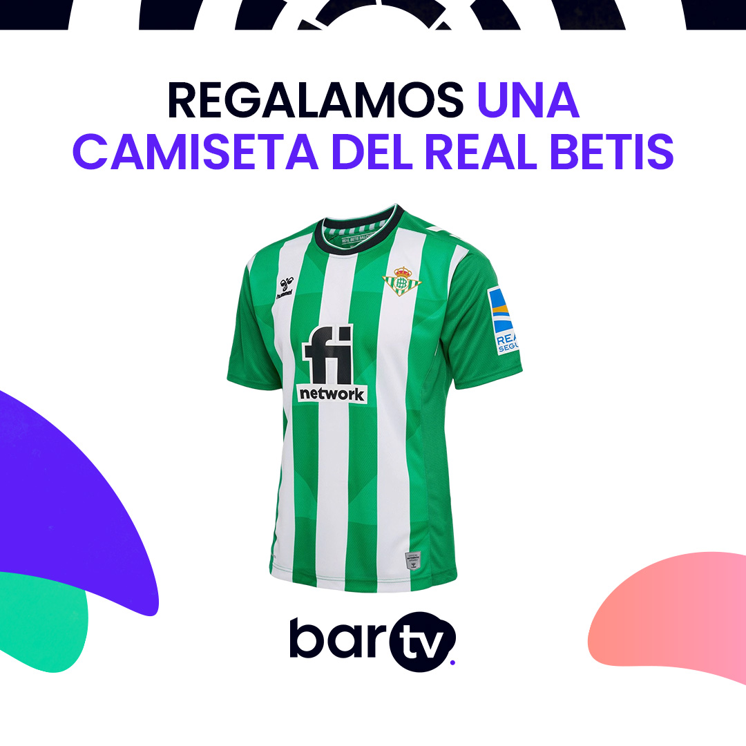 🎁 𝐑𝐄𝐆𝐀𝐋𝐀𝐙𝐎 🎁

💚 ¿Quieres ganar la camiseta del <a href="/RealBetis/">Real Betis Balompié 🌴💚</a>? 

❤️ Sigue a <a href="/bar_tv/">Bar TV</a> 
🔁 Haz RT

🏅 Un ganador

#⃣ #JugonesDeBarra