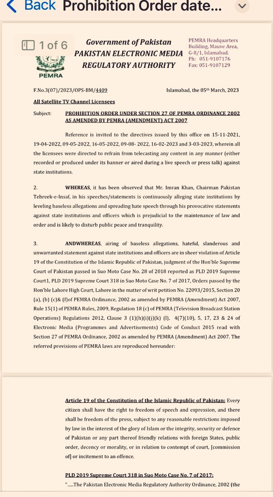 Aasif_SEO's tweet photo. #عمران_خان_ہماری_ریڈ_لائن
#DirtyHairy &amp; #PEMRA 
 Once again banned #ImranKhan  from showing his address today.Just to Sabotage  Election campaign , media silence,  Creating Unwarranted legal pressure and security threat environment. https://t.co/LPZGxEd0a2
