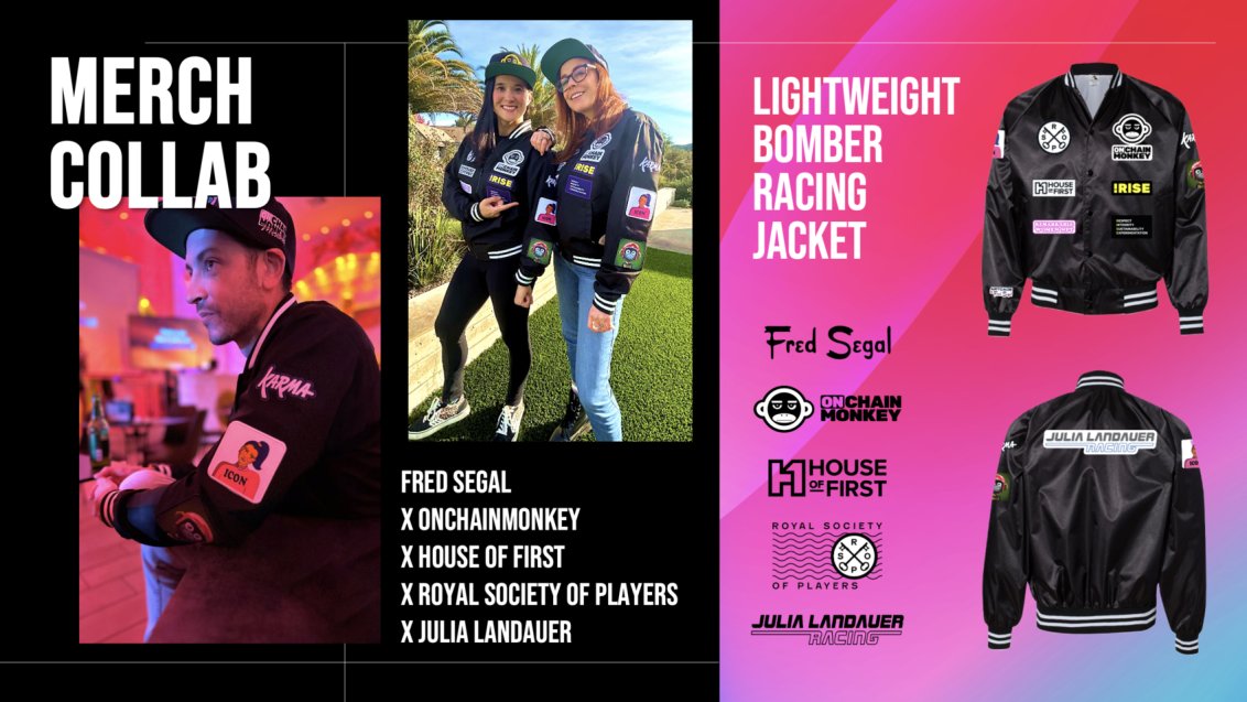 Excited for our <a href="/OnChainMonkey/">OnChainMonkey®</a> Spaces on Monday, 3/6 at 2pm PT / 5pm ET with:

🏎 <a href="/NASCAR/">NASCAR</a> racer <a href="/julialandauer/">Julia Landauer</a>  
🎉<a href="/HouseofFirst/">House of First</a>  
♠️ <a href="/RoyalSocietyOP/">Royal Society of Players</a>
👾 <a href="/artcade_gg/">Artcade</a> 

to celebrate the launch of our <a href="/FredSegalSM/">FredSegalSantaMonica</a> racing jacket! 👉house-of-first.myshopify.com

We'll have some special